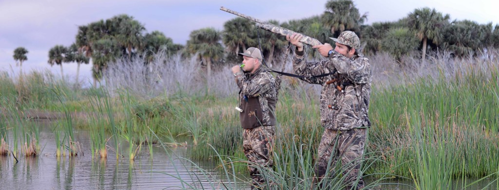 An image of a waterfowl hunters hunting in  Arkansas