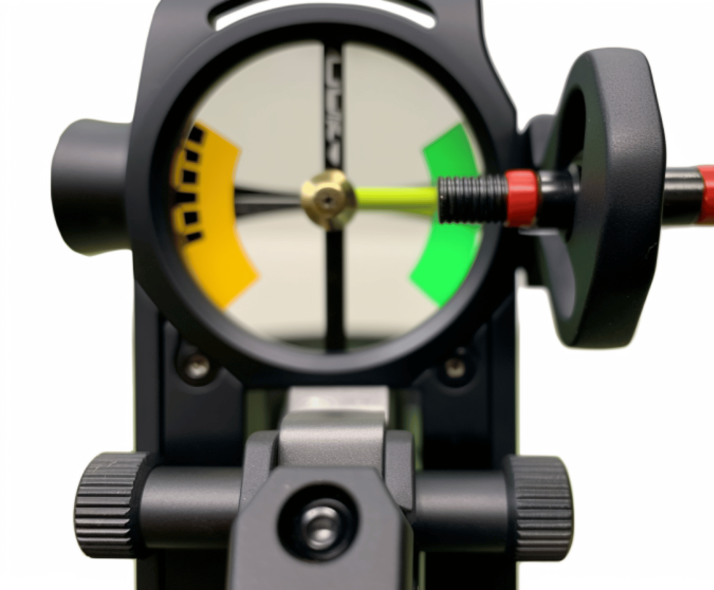 Hunting bow sight with single pin and multi-positioning mount