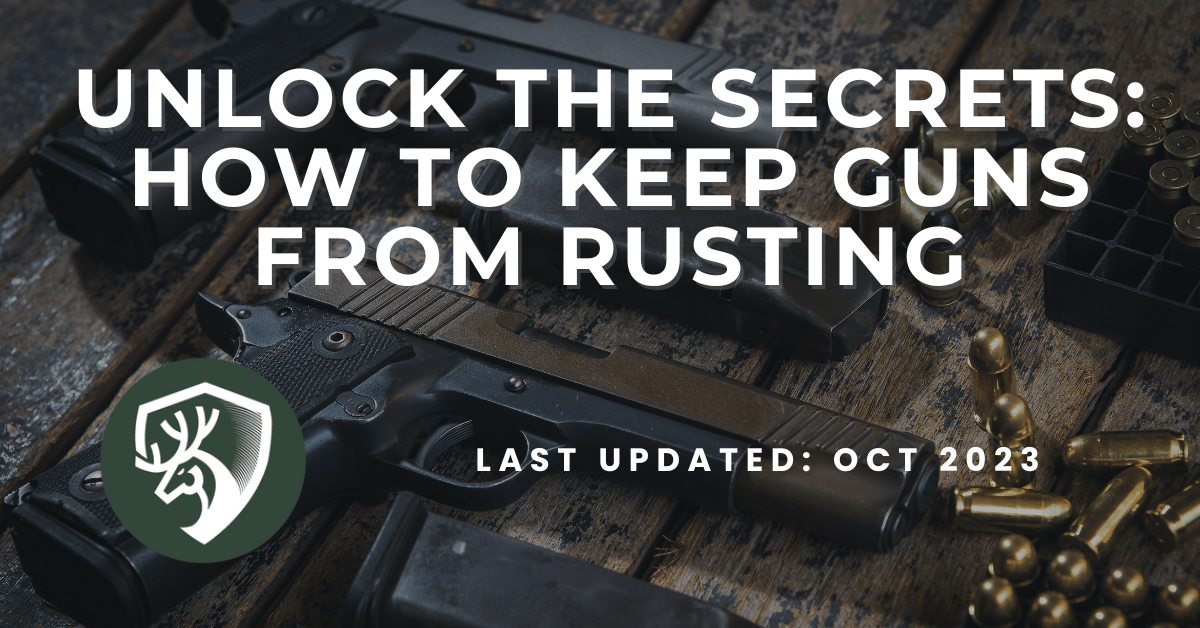 A guide discussing how to keep guns from rusting